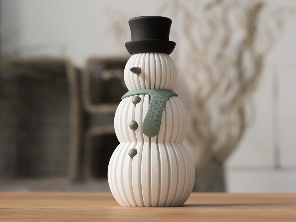 Boneco de neve decorativo