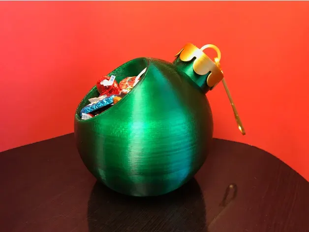 Bola-bombonière de Natal