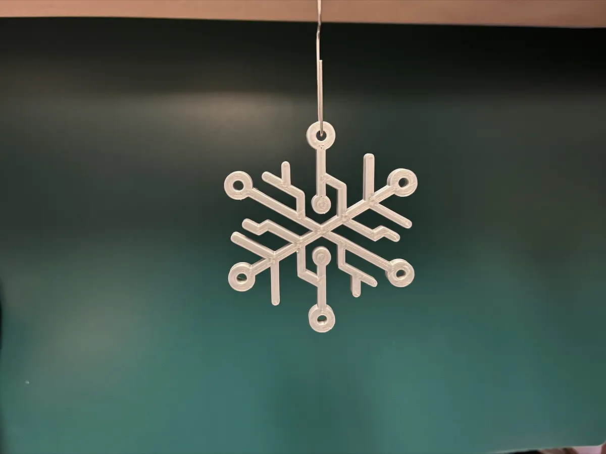 Floco de neve geométrico