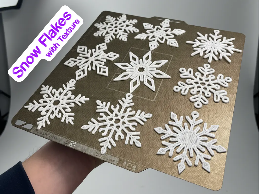 Conjunto de flocos de neve para árvore